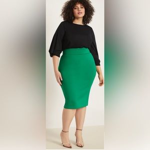 COPY - Neoprene Pencil Skirt 26W